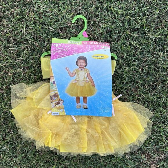 Disney Princess Belle Costume Infant‎ 12-18 Months Walmart Exclusive Halloween - Picture 1 of 8